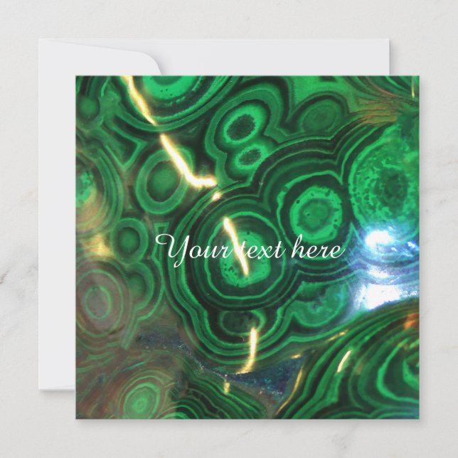 落ちた緑の渦巻き石 (正面)