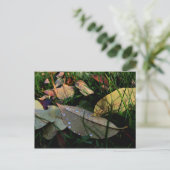 落ちた葉葉書 ポストカード (スタンド正面)