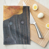 落ちた葉 キッチンタオル (四つ折り)