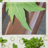 落ちた葉 キッチンタオル (折り畳み)