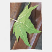 落ちた葉 キッチンタオル (縦)