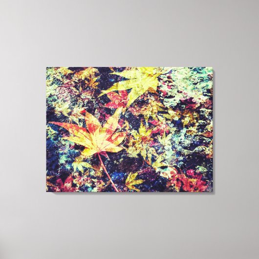 落ちた葉 キャンバスプリント (正面)