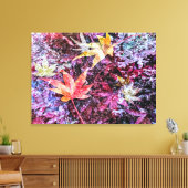 落ちた葉 キャンバスプリント (インサイチュ (リビング))