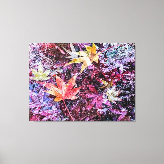 落ちた葉 キャンバスプリント (正面)