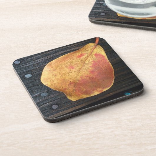 落ちた葉 コースター (左側)