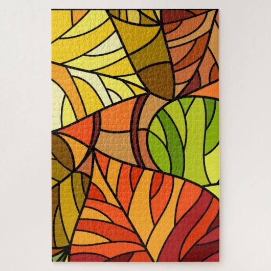 落ちた葉 ジグソーパズル (縦)