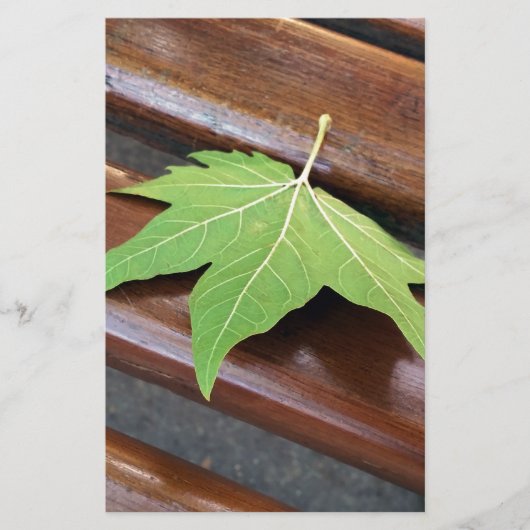 落ちた葉 便箋 (正面)