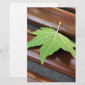落ちた葉 便箋 (正面/裏面)