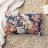 落ちた葉Autumn Winter Water Color Art ランバークッション (ブランケット)