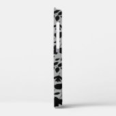 落ちた離れパターン黒のグレー Case-Mate iPhoneケース (裏面 / 左)