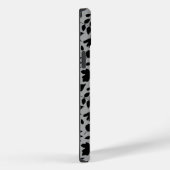 落ちた離れパターン黒のグレー Case-Mate iPhoneケース (裏面 / 右)