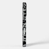 落ちた離れパターン黒のグレー Case-Mate iPhoneケース (裏面 / 右)