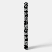 落ちた離れパターン黒のグレー Case-Mate iPhoneケース (裏面 / 左)