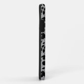 落ちた離れパターン黒のグレー Case-Mate iPhoneケース (裏面/右)