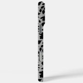 落ちた離れパターン黒のグレー Case-Mate iPhoneケース (裏面 / 右)