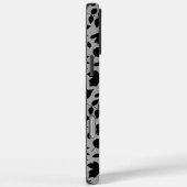 落ちた離れパターン黒のグレー Case-Mate iPhoneケース (裏面 / 右)