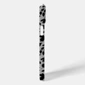 落ちた離れパターン黒のグレー Case-Mate iPhoneケース (裏面 / 右)