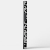 落ちた離れパターン黒のグレー Case-Mate iPhoneケース (裏面 / 右)