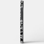 落ちた離れパターン黒のグレー Case-Mate iPhoneケース (裏面 / 左)