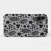 落ちた離れパターン黒のグレー Case-Mate iPhoneケース (裏面(横))