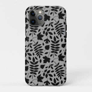 落ちた離れパターン黒のグレー iPhone 11 PROケース