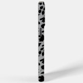 落ちた離れパターン黒のグレー Case-Mate iPhoneケース (裏面 / 右)