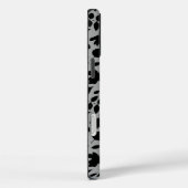 落ちた離れパターン黒のグレー Case-Mate iPhoneケース (裏面 / 右)