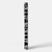 落ちた離れパターン黒のグレー Case-Mate iPhoneケース (裏面 / 左)