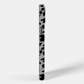 落ちた離れパターン黒のグレー Case-Mate iPhoneケース (裏面 / 右)