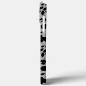 落ちた離れパターン黒のグレー Case-Mate iPhoneケース (裏面 / 左)