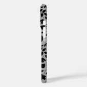 落ちた離れパターン黒のグレー Case-Mate iPhoneケース (裏面 / 左)