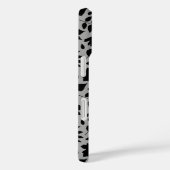 落ちた離れパターン黒のグレー Case-Mate iPhoneケース (裏面 / 右)