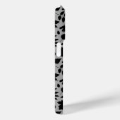 落ちた離れパターン黒のグレー Case-Mate iPhoneケース (裏面 / 右)