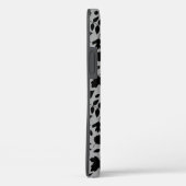 落ちた離れパターン黒のグレー Case-Mate iPhoneケース (裏面 / 右)