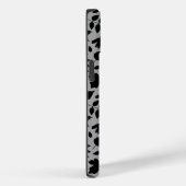 落ちた離れパターン黒のグレー Case-Mate iPhoneケース (裏面 / 右)