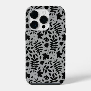 落ちた離れパターン黒のグレー iPhone 14 PROケース