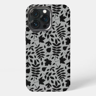 落ちた離れパターン黒のグレー iPhone 13 PROケース