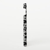 落ちた離れパターン黒のグレー SAMSUNG GALAXYケース (右側)