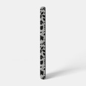 落ちた離れパターン黒のグレー SAMSUNG GALAXYケース (左側面)