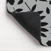 落ちた離れLGパターンブラックオングレー マウスパッド (コーナー)