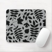 落ちた離れLGパターンブラックオングレー マウスパッド (マウス)