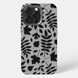 落ちた離れLGパターンブラックオングレー iPhone 13 PROケース