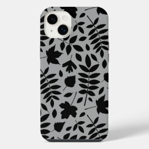 落ちた離れLGパターンブラックオングレー iPhone 14 PLUSケース