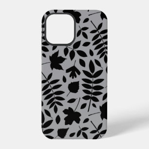 落ちた離れLGパターンブラックオングレー iPhone 12 PROケース