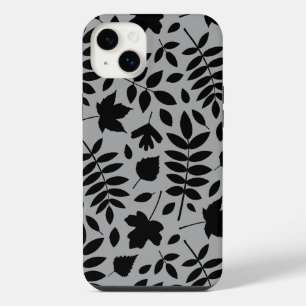 落ちた離れLGパターンブラックオングレー iPhone 14 PLUSケース