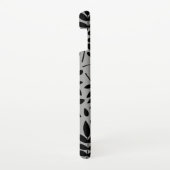 落ちた離れLGパターンブラックオングレー SAMSUNG GALAXYケース (右側)