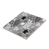 落ちた離れLgパターン白黒オン灰色 タイル (側面)