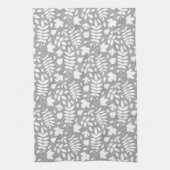 落ちた離れRPTパターン白 キッチンタオル (縦)