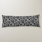 落ちた離れRPTパターン黒のグレー ボディピロー (裏面)