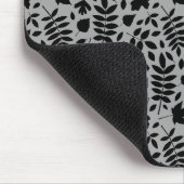 落ちた離れRPTパターン黒のグレー マウスパッド (コーナー)